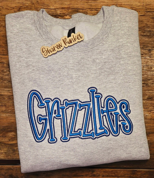 Puff Sweatshirt - Grizz - Med