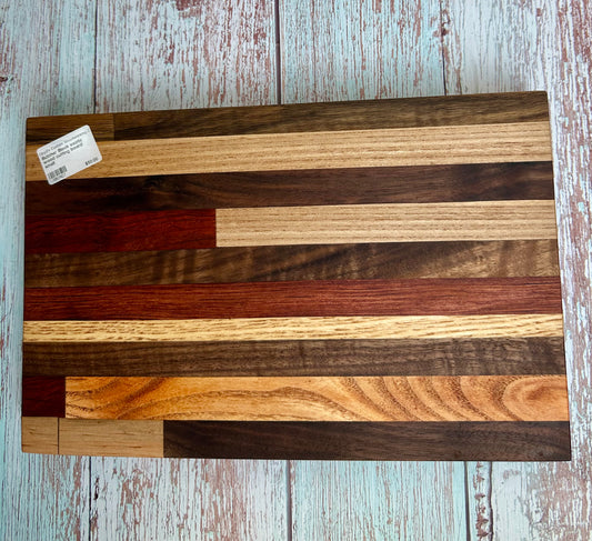 Butcher Block exotic wood cutting board small