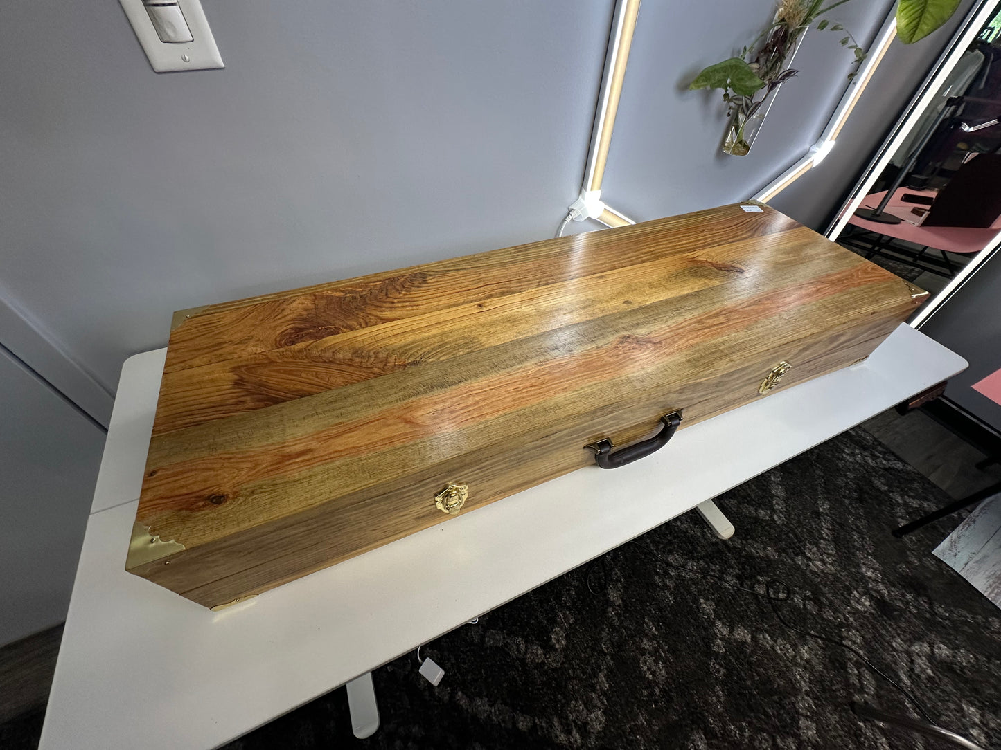 Solid Cypress gun case