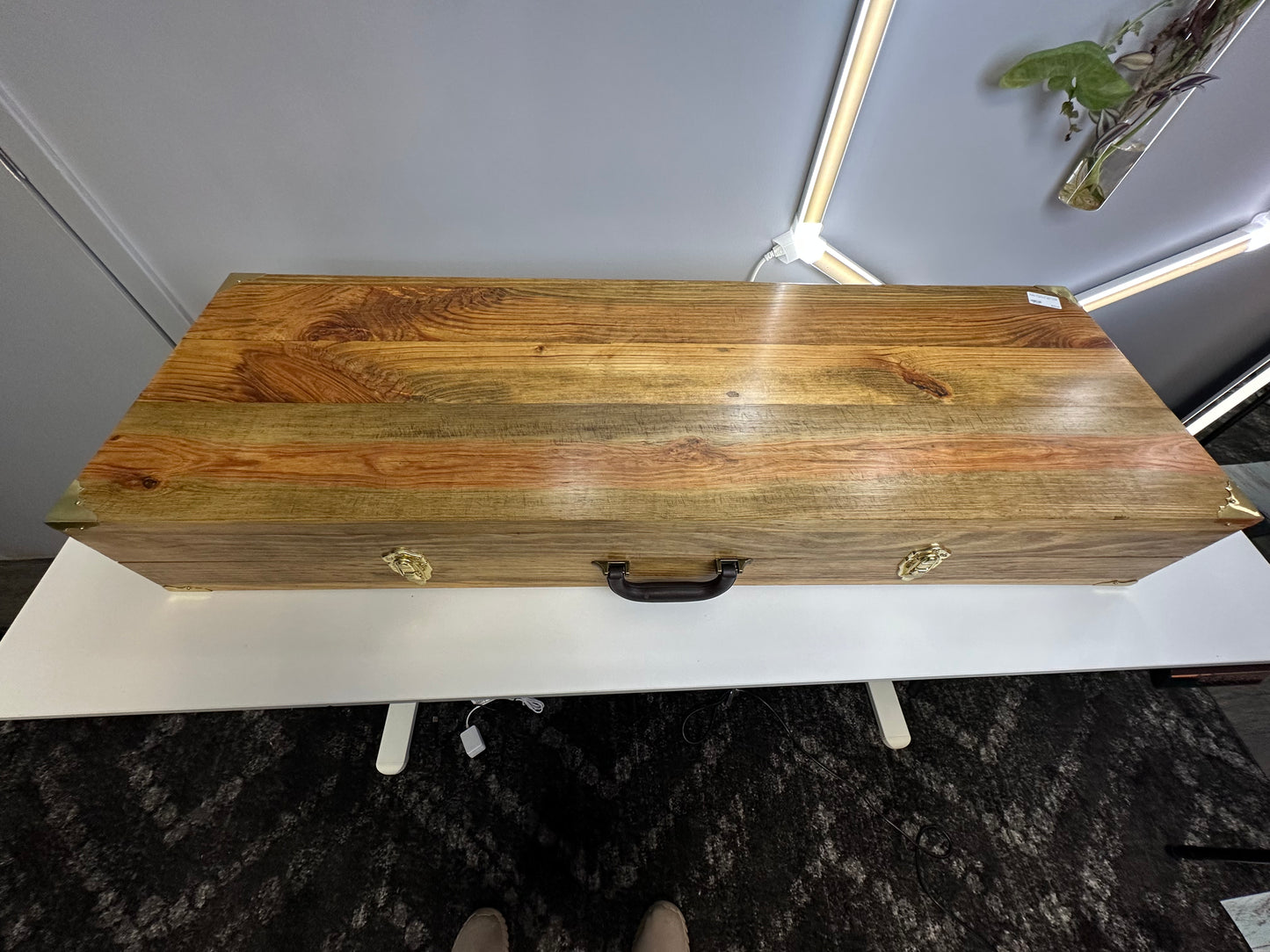 Solid Cypress gun case