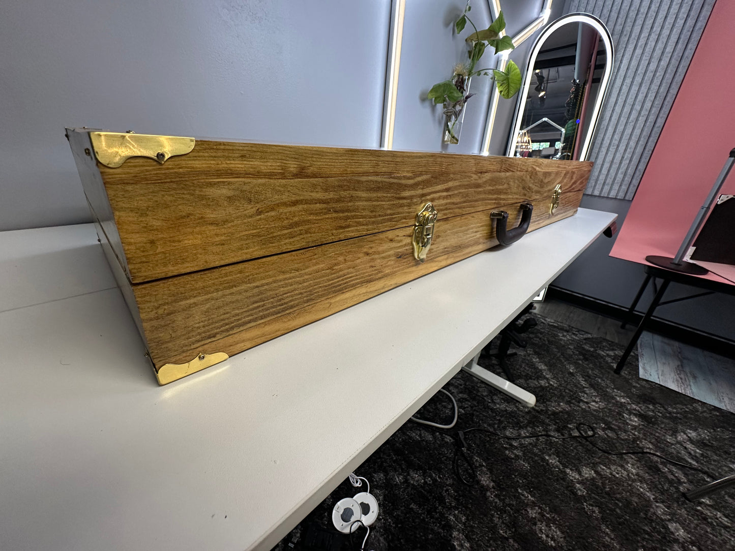 Solid Cypress gun case