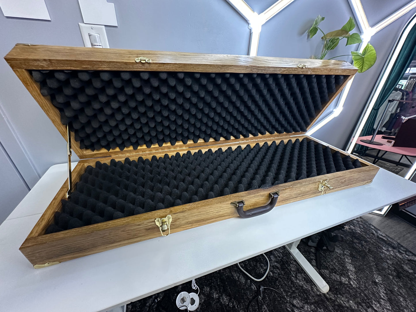 Solid Cypress gun case