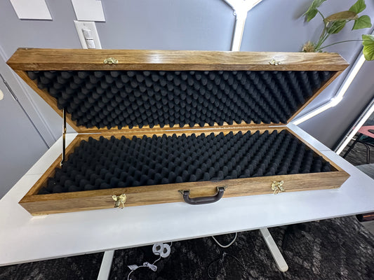 Solid Cypress gun case